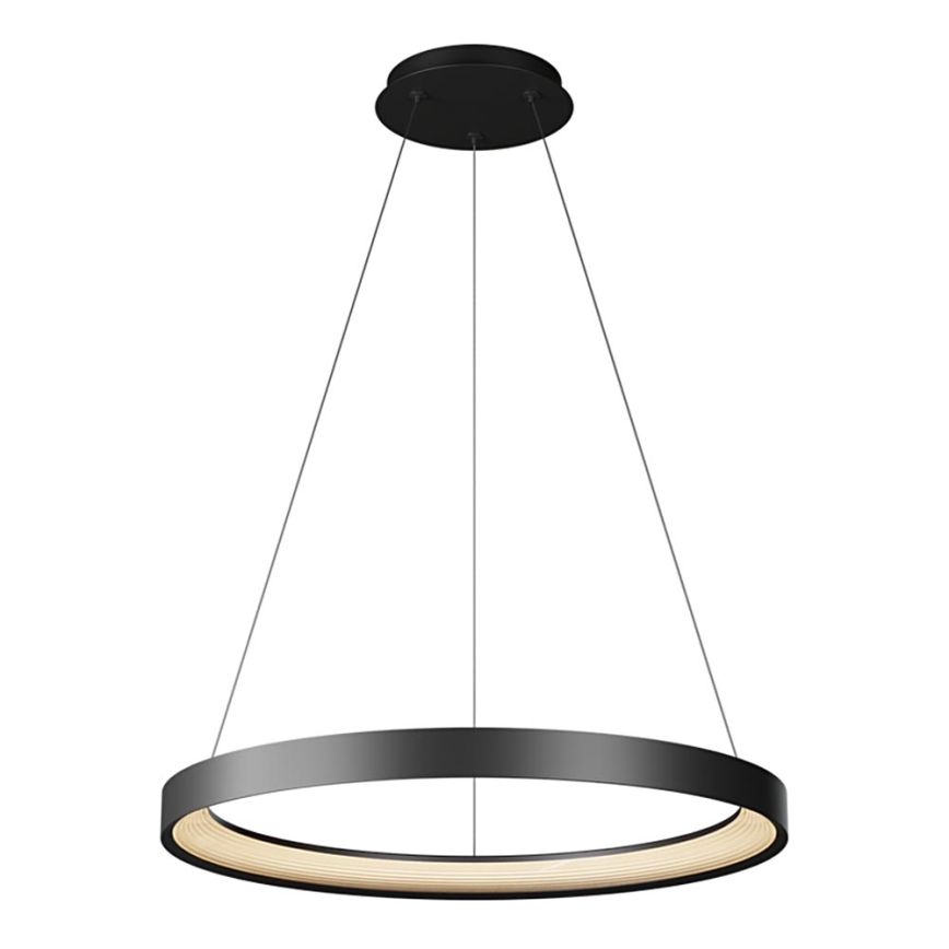 Top Light - Lámpara de araña LED regulable ORBIT LED/40W/230V 3000-6500K diá. 50 cm negro + control remoto