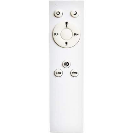 Top Light - Lámpara de araña LED regulable REVIT LED/36W/230V 3000-6500K diá. 40 cm blanco + control remoto