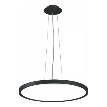 Top Light - Lámpara de araña LED regulable REVIT LED/50W/230V 3000-6500K diá. 60 cm negro + control remoto