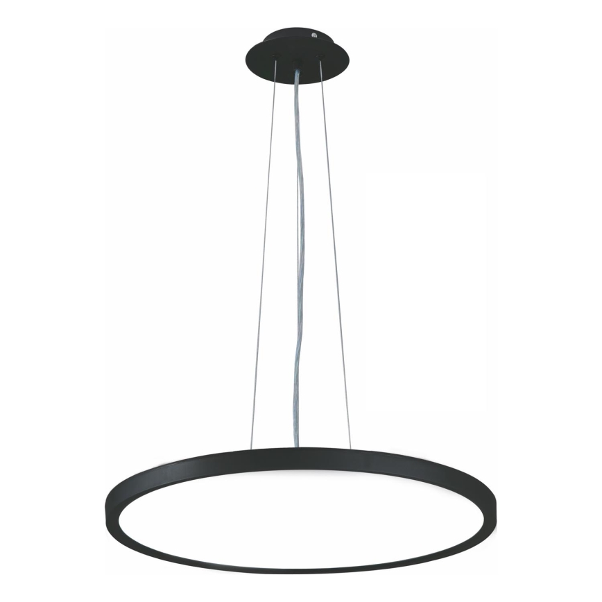 Top Light - Lámpara de araña LED regulable REVIT LED/50W/230V 3000-6500K diá. 60 cm negro + control remoto