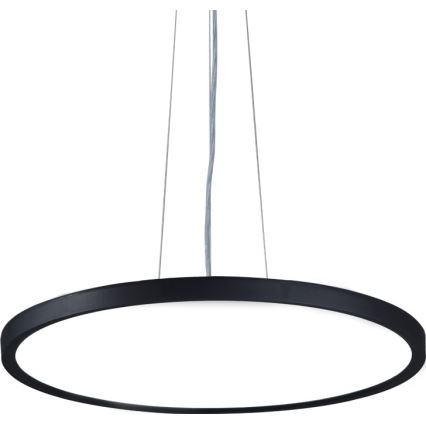 Top Light - Lámpara de araña LED regulable REVIT LED/50W/230V 3000-6500K diá. 60 cm negro + control remoto