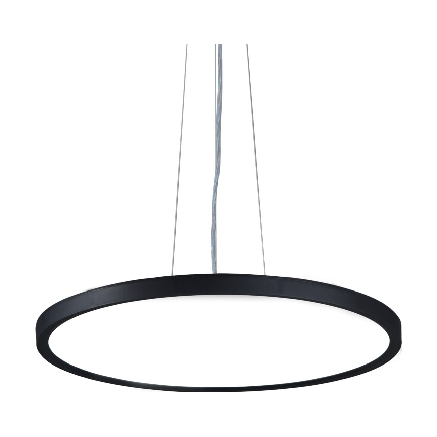 Top Light - Lámpara de araña LED regulable REVIT LED/50W/230V 3000-6500K diá. 60 cm negro + control remoto