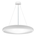Top Light - Lámpara de araña LED regulable SALERNO LED/60W/230V 3000-6500K diá. 60 cm blanco + control remoto