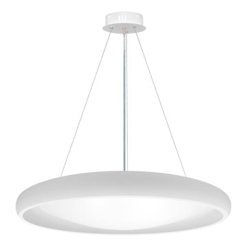 Top Light - Lámpara de araña LED regulable SALERNO LED/60W/230V 3000-6500K diá. 60 cm blanco + control remoto