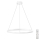 Top Light - Lámpara de araña LED regulable SATURN LED/30W/230V 3000-6500K blanco + control remoto