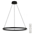 Top Light - Lámpara de araña LED regulable SATURN LED/30W/230V 3000-6500K negro + control remoto