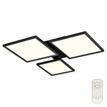 Top Light - Lámpara de techo LED regulable MERKUR LED/50W/230V 3000-6500K negro + control remoto