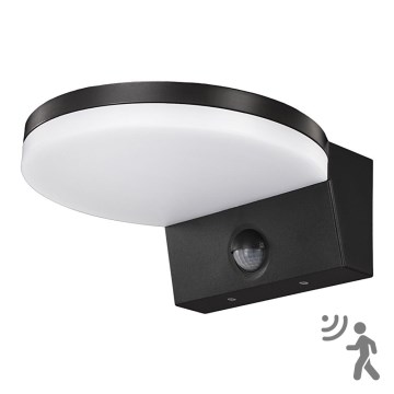 Top Light - LED Aplique para exterior con sensor NOVARA LED/15W/230V IP65 negro