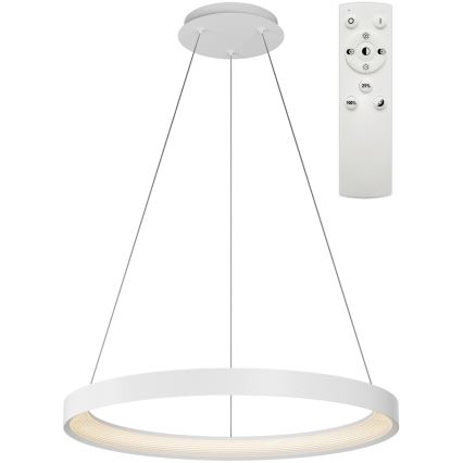 Top Light - Lámpara de araña LED regulable ORBIT LED/40W/230V 3000-6500K diá. 50 cm blanco + control remoto