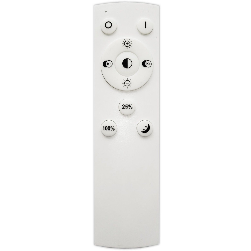 Top Light - Lámpara de araña LED regulable ORBIT LED/40W/230V 3000-6500K diá. 50 cm blanco + control remoto