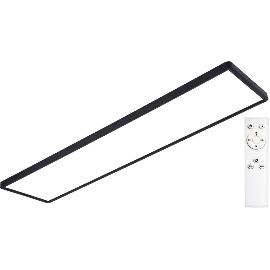 Top Light - LED Panel fijo regulable REVIT LED/70W/230V 3000-6500K 120x30 cm negro + control remoto