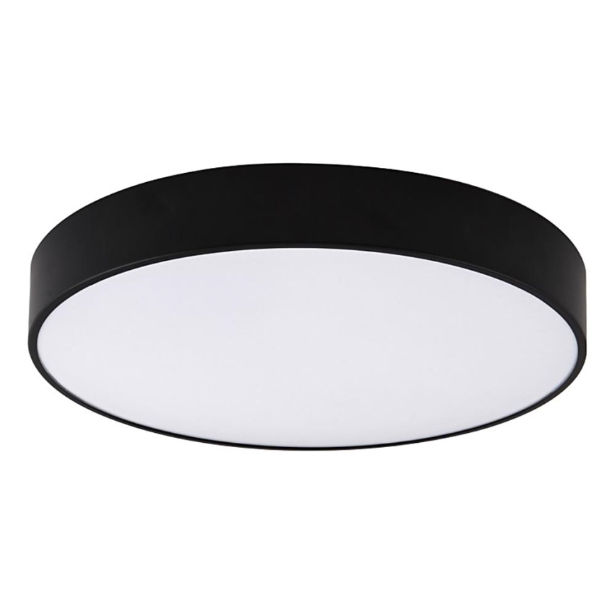 Top Light - Luz de techo LED regulable para baño PETAL LED/48W/230V IP44 3000-6500K diá. 48 cm negro + control remoto