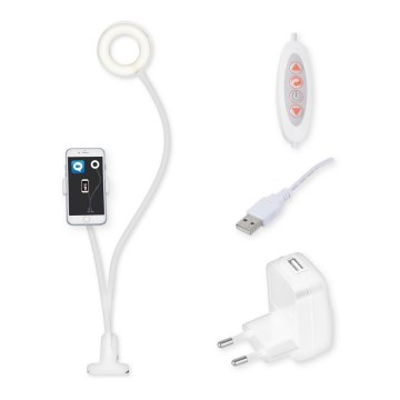 Top Light Neck B - Lámpara de mesa LED con soporte NECK LED/5W/230V blanco