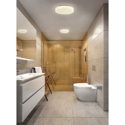 Top Light - Plafón LED de baño TWISTER LED/18W/230V IP44