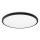 Top Light - Plafón LED de baño ONYX LED/10W/230V IP44 3000/4000/6500K diá. 29 cm negro