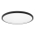 Top Light - Plafón LED de baño ONYX LED/18W/230V IP44 3000/4000/6500K diá. 34 cm negro