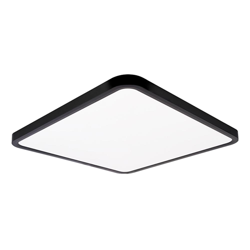 Top Light - Plafón LED regulable REVIT LED/50W/230V 3000-6500K 50x50 cm negro + control remoto