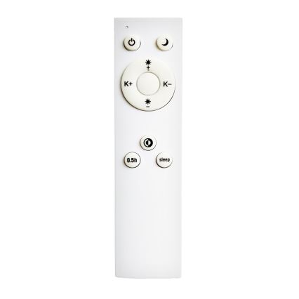 Top Light - Plafón LED regulable REVIT LED/50W/230V 3000-6500K 50x50 cm negro + control remoto