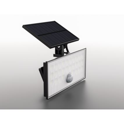 Top Light - Proyector solar de pared LED con sensor HELEON VARIO LED/8W/3,7V IP65 4000K 2200 mAh + mando a distancia
