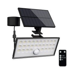 Top Light - Proyector solar LED de exterior con sensor HELEON VARIO LED/8W/3,7V IP65 4000K + control remoto