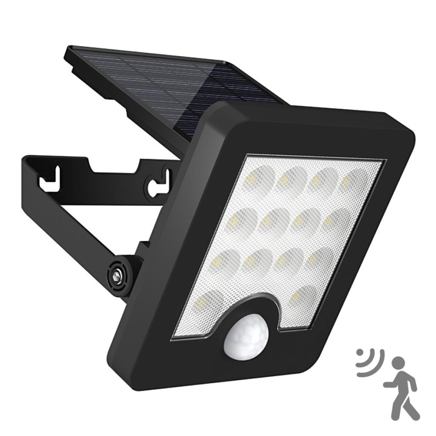 Top Light - Reflector LED solar de pared con sensor HELEON S LED/5W/3,7V IP65 4000K