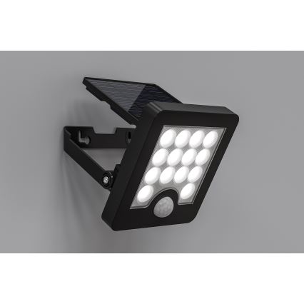 Top Light - Reflector LED solar de pared con sensor HELEON S LED/5W/3,7V IP65 4000K