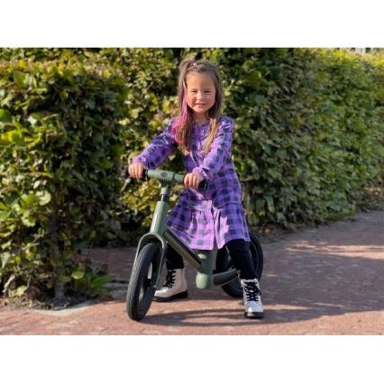 Top Mark - Bicicleta de empuje plegable MANU verde