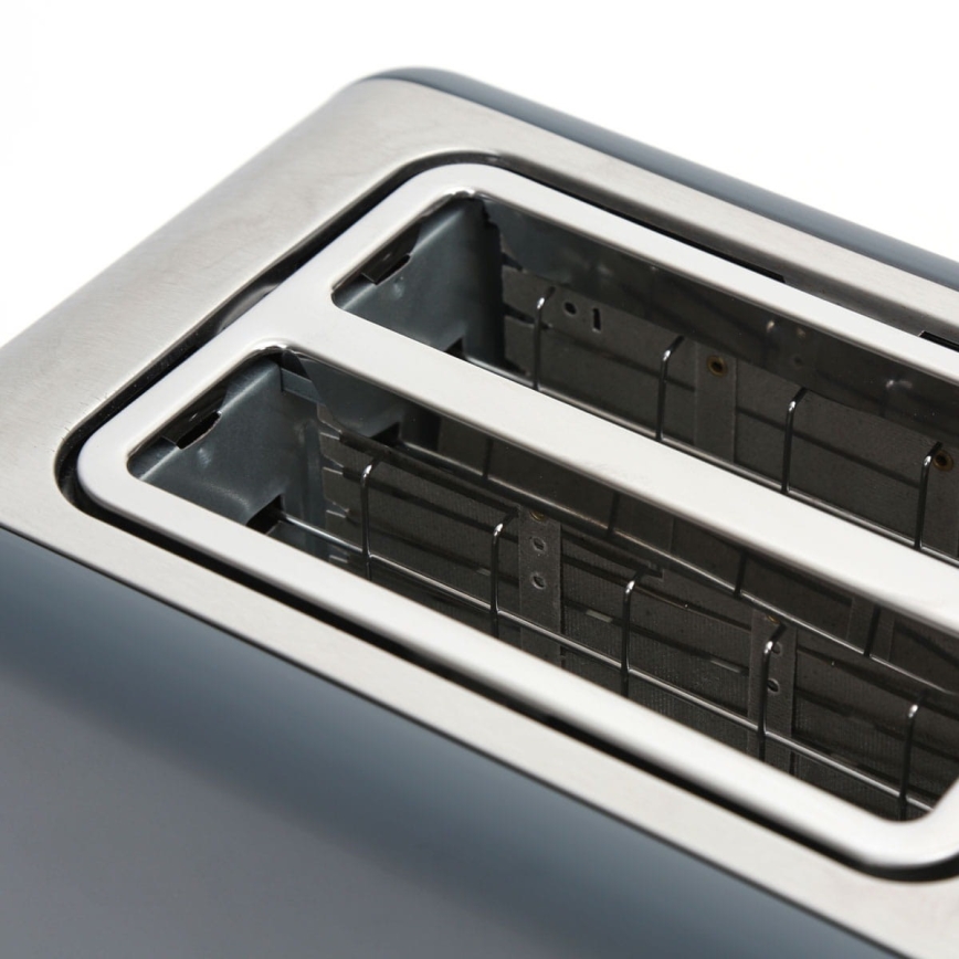 Tostadora con dos agujeros 900W/230V acero inoxidable/gris