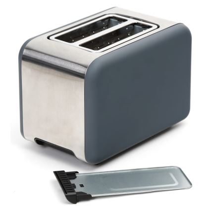 Tostadora con dos agujeros 900W/230V acero inoxidable/gris