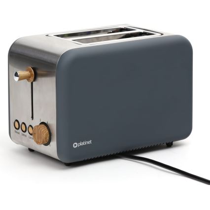 Tostadora con dos agujeros 900W/230V acero inoxidable/gris