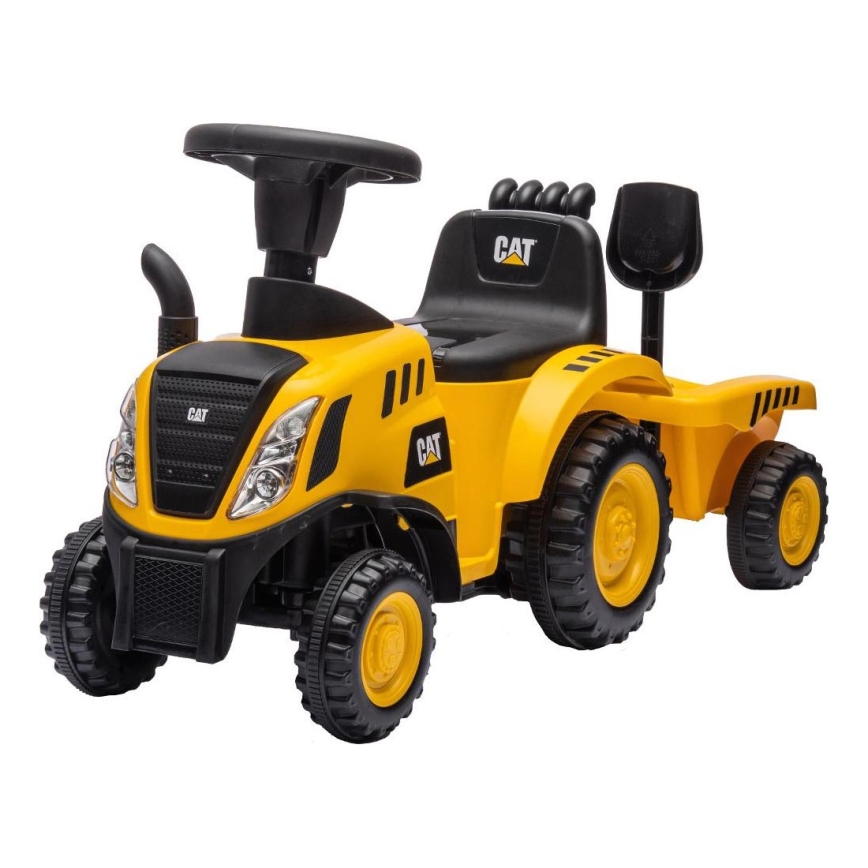 Tractor de empuje para montar CAT amarillo/negro