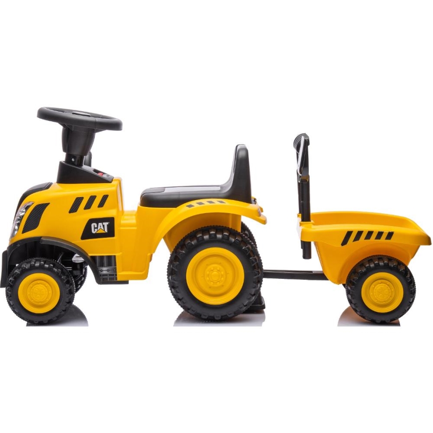 Tractor de empuje para montar CAT amarillo/negro