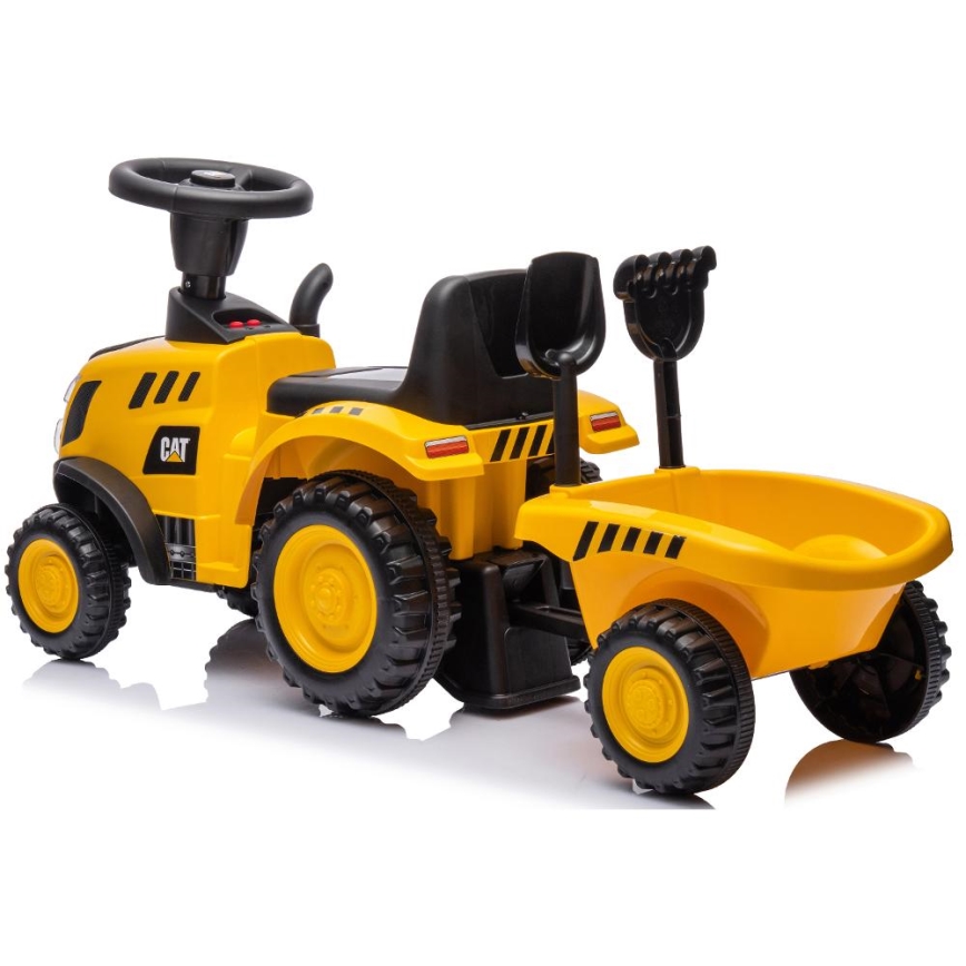 Tractor de empuje para montar CAT amarillo/negro