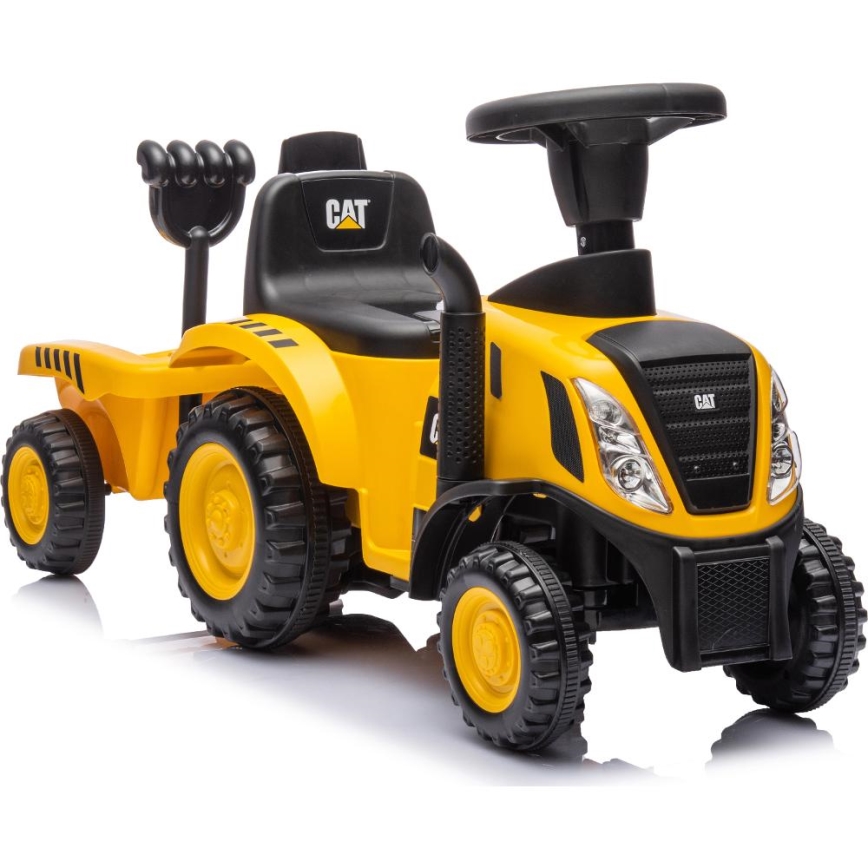 Tractor de empuje para montar CAT amarillo/negro