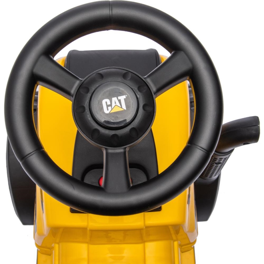 Tractor de empuje para montar CAT amarillo/negro