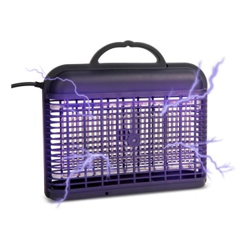 Trampa de insectos eléctrica LED UV/2W/230V negro