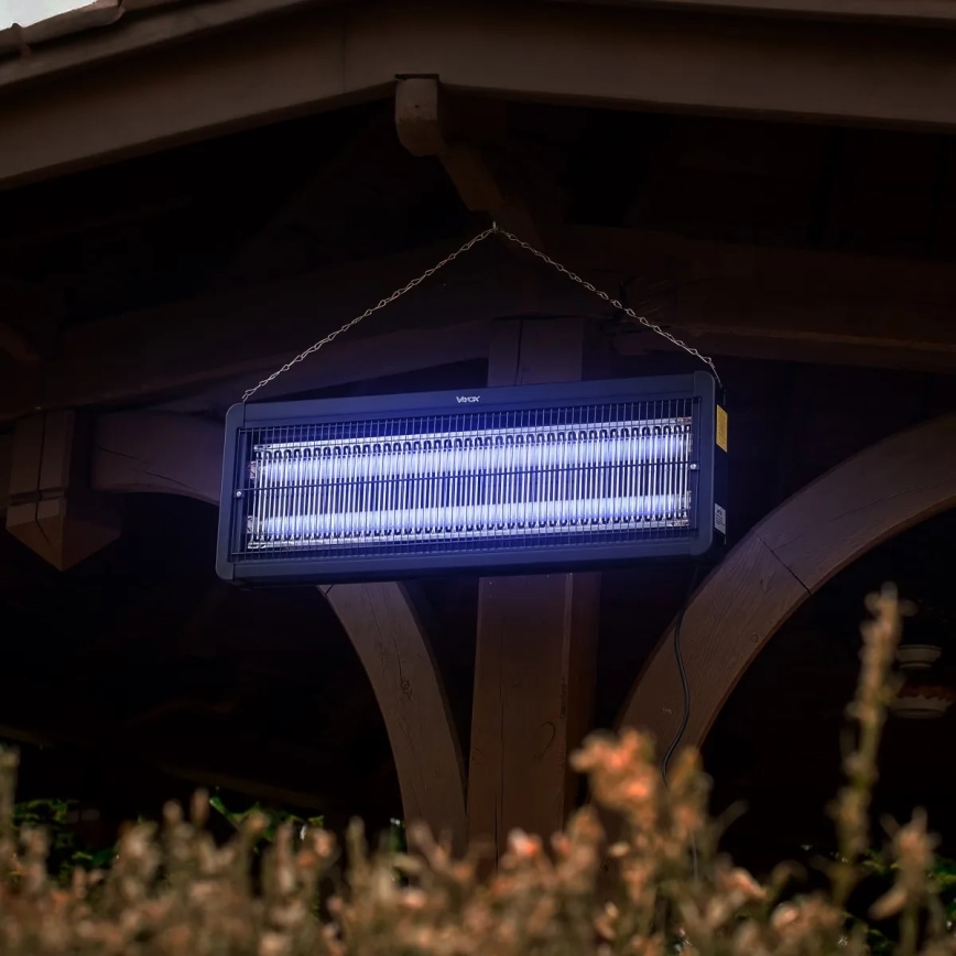 Trampa eléctrica para insectos 2x20W/230V 180 m²
