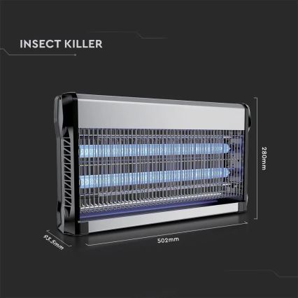 Trampa para insectos eléctrica 2x15W/230V 100m2