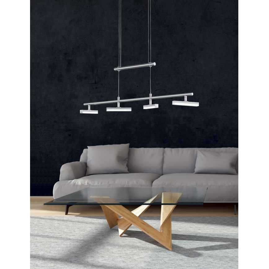 Trio - Lámpara colgante LED regulable OPIUM 4xLED/4,5W/230V