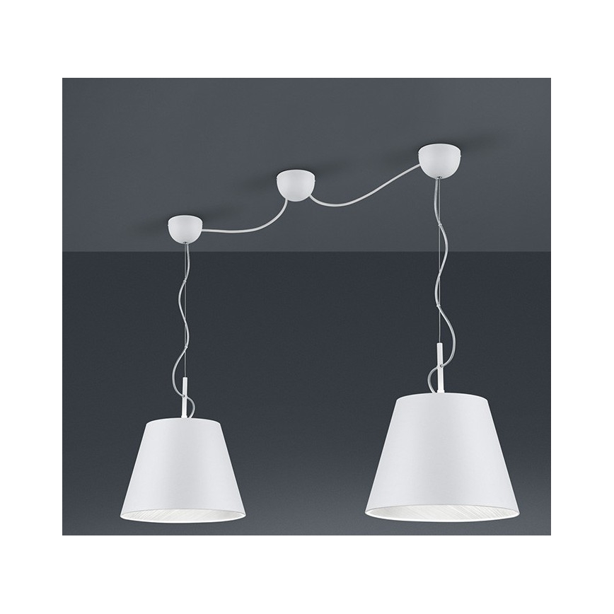 Trio - Lámpara de araña de cable ANDREUS 2xE27/60W/230V