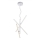 Trio - Lámpara de araña LED regulable con cable TIRIAC 3xLED/7,5W/230V blanco