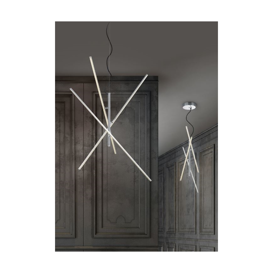 Trio - Lámpara de araña LED regulable TIRIAC 3xLED/8,5W/230V