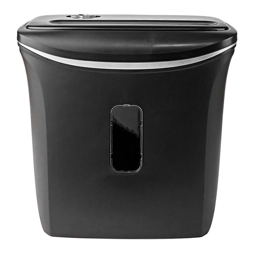 Trituradora de papel A4 volumen 12 l 230V negro