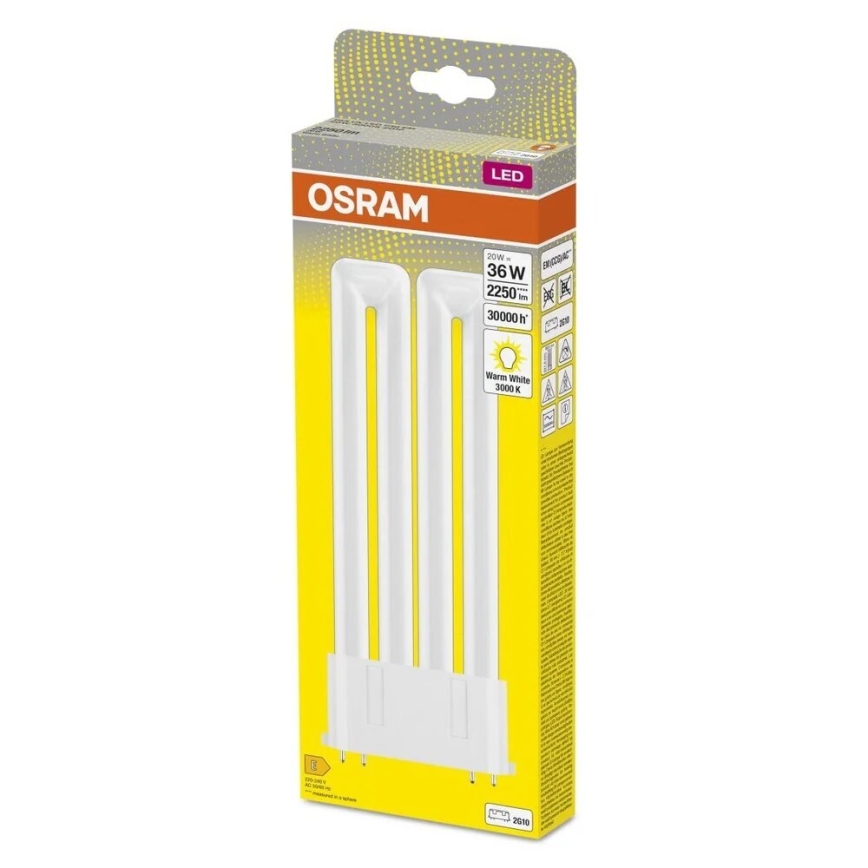 Tubo fluorescente LED 2G10/20W/230V 3000K - Osram