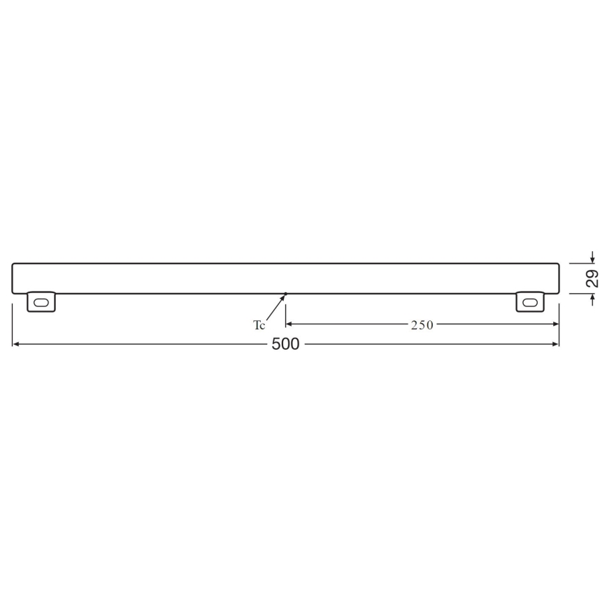 Tubo fluorescente LED S14s/4,8W/230V 2700K 50 cm - Osram