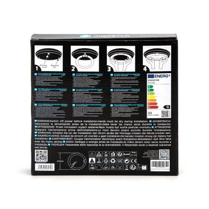 Tubo fluorescente LED T9 G24q-1/22W/230V 6500K - Aigostar