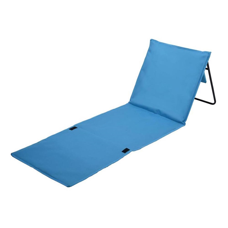 Tumbona plegable azul 160x55 cm