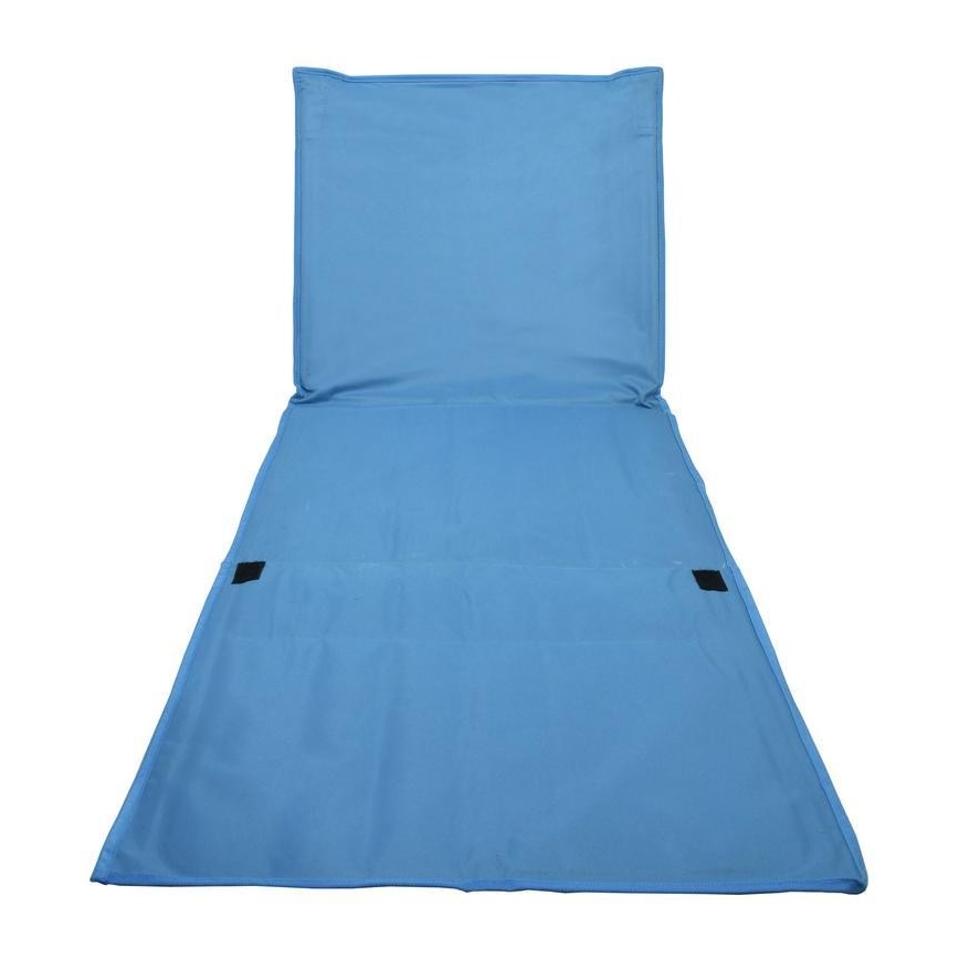 Tumbona plegable azul 160x55 cm