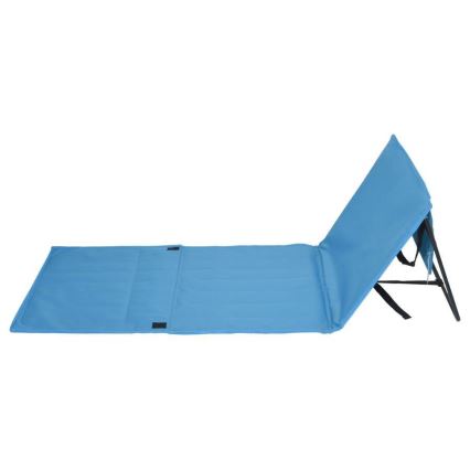 Tumbona plegable azul 160x55 cm