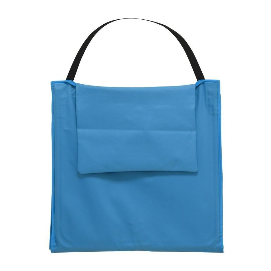 Tumbona plegable azul 160x55 cm